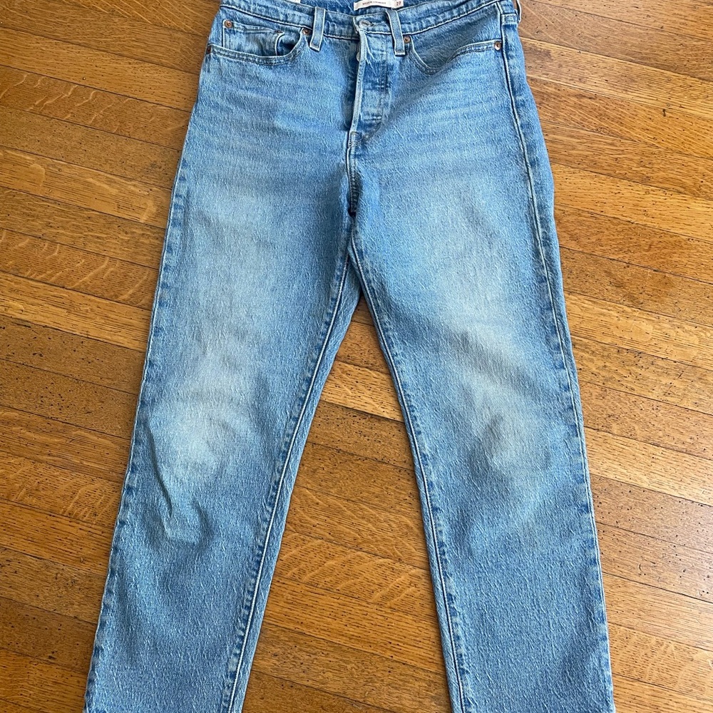 Levi's Wedgie Light Blue Denim Jeans